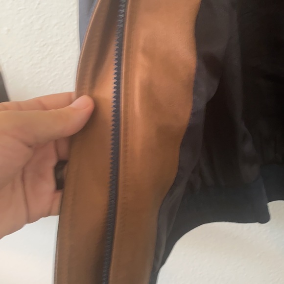 Johnston & Murphy 100% lambskin leather jacket - Picture 8 of 16